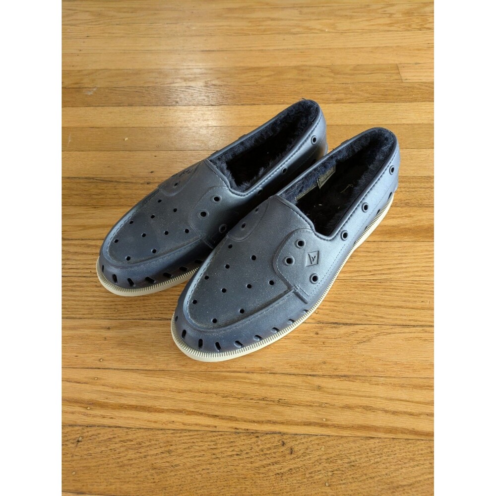 Sperry Top-Sider Authentic Original Float Boat Shoes 13 Mens Blue Perforated EVA